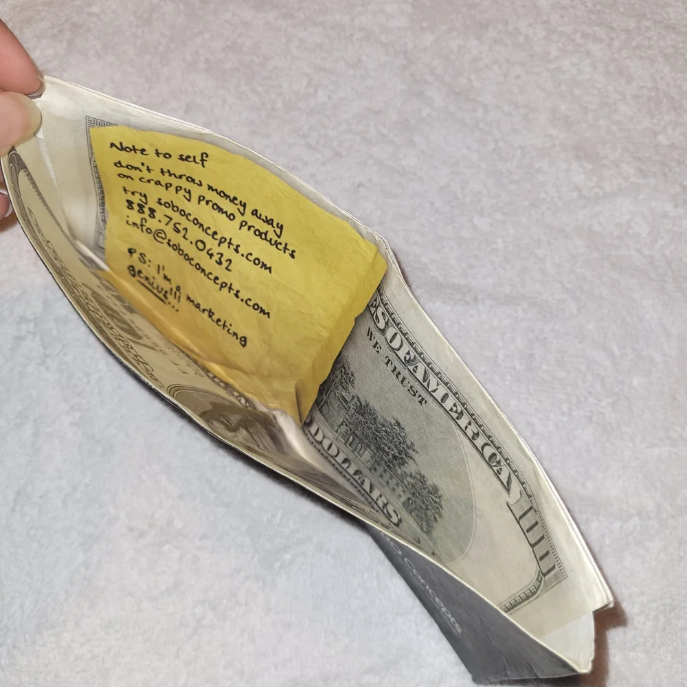 Money Printed Money Clip Wallet